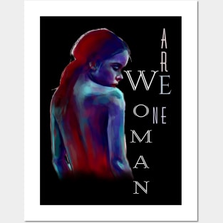 We Are Women/One | Women Empowerment Black Posters and Art